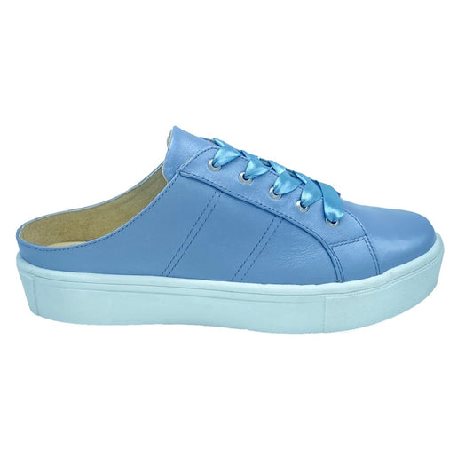 TESTALEONE MULE sneakers. Blue pearl