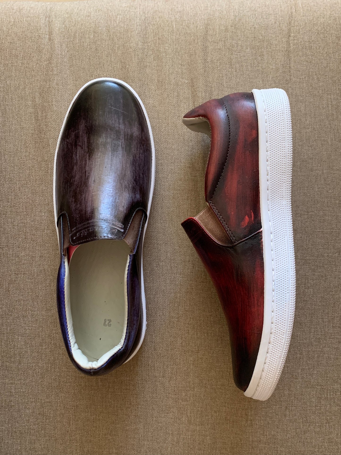 SLIP ON SMOKE sneakers